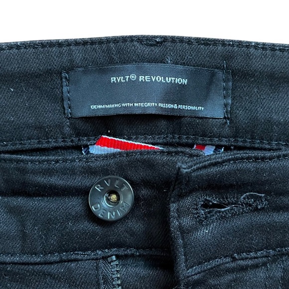 RVLT Revolution skinny fit black jeans - Picture 4 of 7